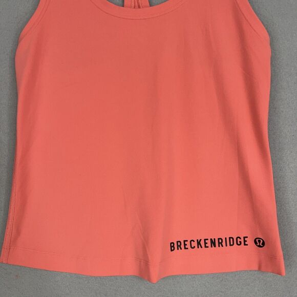 Lululemon Tank Top Womens 6 Pink Racerback Breckenridge Athletic Yoga Gym - Picture 3 of 10